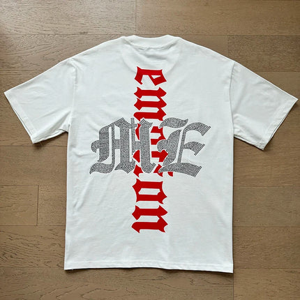Angel Print Cotton T-Shirt