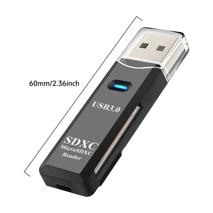 2 in 1 USB 3.0 Card Reader Micro TF sd card Reader usb adapter High Speed Cardreader TF Memory card For PC Laptop Accessories