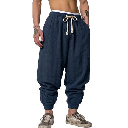 Men's Linen Harem Pants