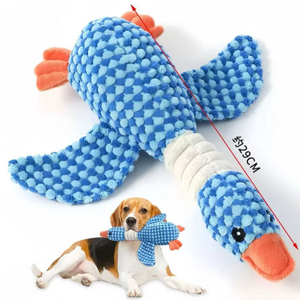 Dog sleeping with a dog hug duck toys to relieve boredom of little yellow duck pet interactive plush doll pet supplies