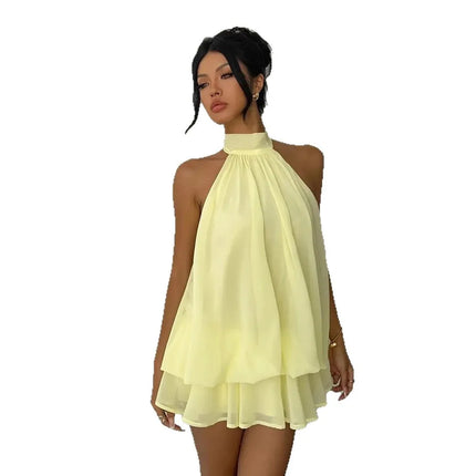 Women's Halter Mini Dress