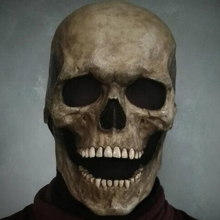 Halloween Mask Latex Scary Horror Decoration Full Head Skull Mask Helmet Cosplay Jaw Masque Gifts Party Costume Pro Mask