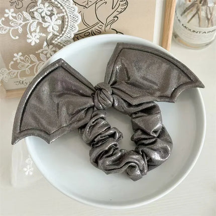 Halloween hair accessories party bat bow large intestine scrunchie cross-border European beauty style personality holiday hair a