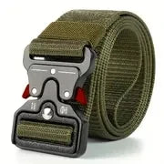 High quality tactical belt for men fashionable business trend outdoor sports canvas breathable and wear-resistant belt for men