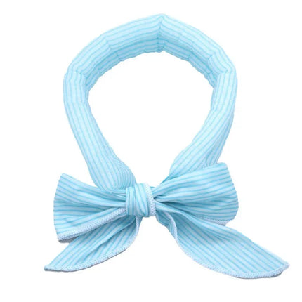 Summer Pet Cooling Ice Scarf Cool Ice Towel Heatstroke Dogs Cats Ice Scarf Collar Adjustable Cooling Cat Collar Bib Pet Supplies