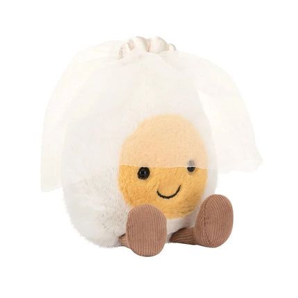 1PCS Lovely Soft Boiled Fashion Creative Pet Cat Toys And Lovely Smile Happy Doll Pet Supplies Home Decoration Holiday Kids Gift