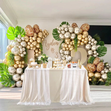 Pearl Tulle Table Runner