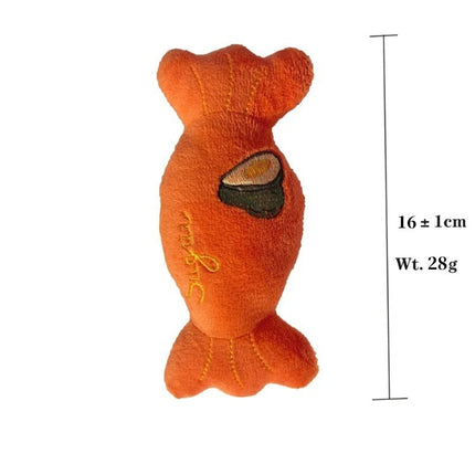 Dog Squeaky Toys Plush Animal Fruit Food Toy Durable Chew Interactive Toys Small Medium Dogs Cats Puppy Pet Supplies