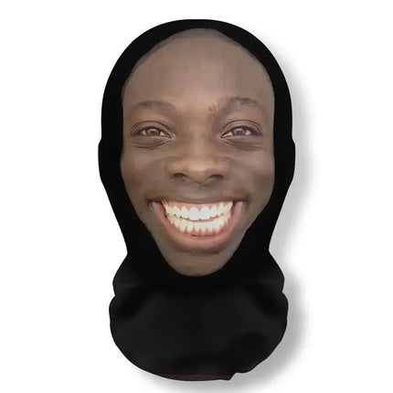 Cosplay Headwear Hip Hop Fashion Hood Hat Headgear New 3D Printed Kanye Mask Elastic Mesh Halloween Decor Full Face Mask Unisex