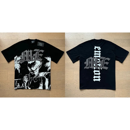 Angel Print Cotton T-Shirt