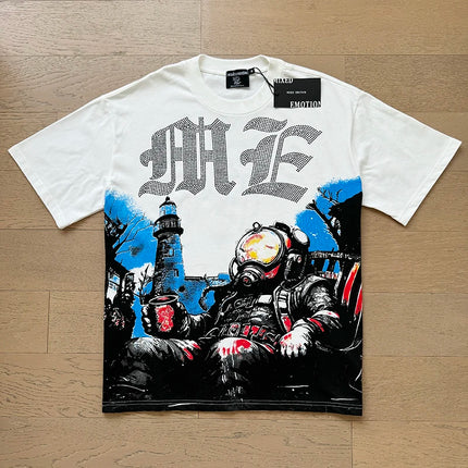 Angel Print Cotton T-Shirt