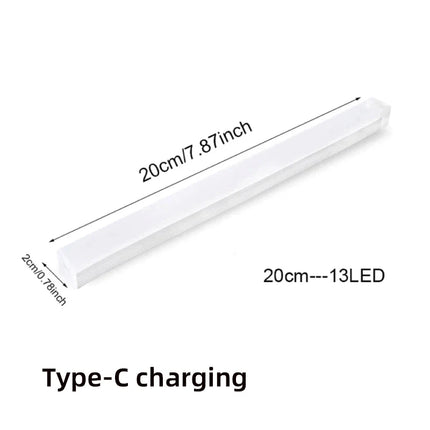 Motion Sensor Lamp Night Light Wireless LED USB Type C Rechargeable Lamp for Kitchen Cabinet Bedroom Wardrobe Staircase Lighting