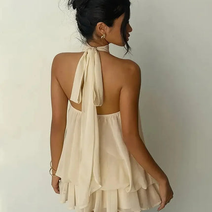 Women's Halter Mini Dress