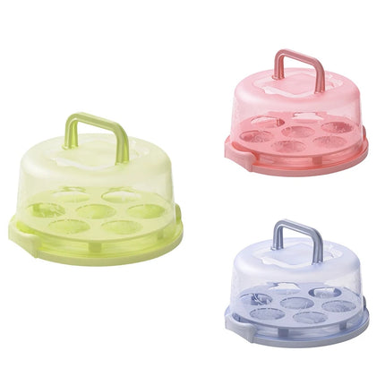 B62B-Cake Box Cupcake Holder With Lid Transparent Cake Transparent Cake Box Carrier With Lid Handles Cupcake Holder