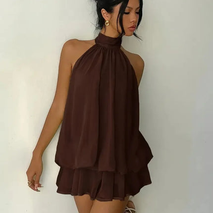 Women's Halter Mini Dress