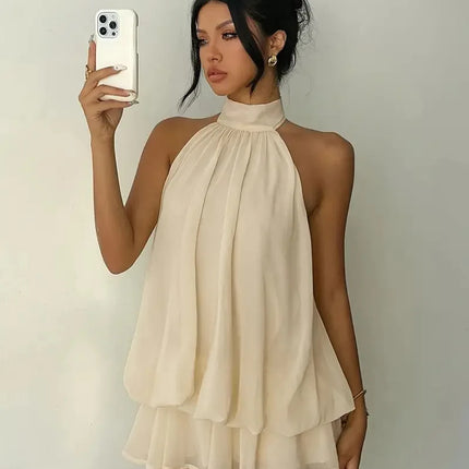 Women's Halter Mini Dress