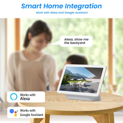 ANRAN 5MP Solar Camera Outdoor Wireless 2.4G WIFI Camera Built-in Battery Home Security Camera Color Night Vision Can't Add NVR