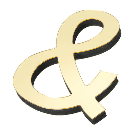 3D Mirror Letter Wall Sticker