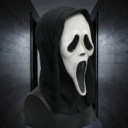 Scream Ghostface Mask Latex Horror Full Head Party Ghostface Mask Grimace Prank Cosplay Prop Hallowee Decor Party Supplies Gift