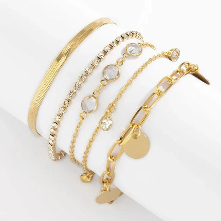 Geometric Cuff Bracelet Set
