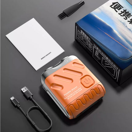 Electric Shaver Mini Portable Electric Shaver Waterproof Type-c Rechargeable Travel Rotary Razor Beard Trimmer rasierer men 면도기