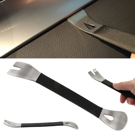 Stainless Steel Car Trim Removal Tool Pry Plate Interior Panel Clip Install Pry Bar