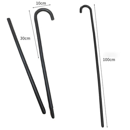 Halloween party props - costume props - black cane - magic wand - Lincoln stick cane