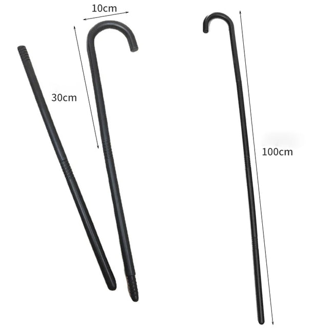 Halloween party props - costume props - black cane - magic wand - Lincoln stick cane