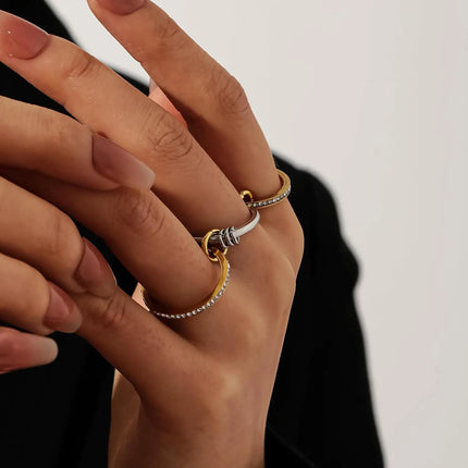 18K Gold Stackable Ring
