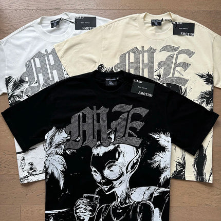 Angel Print Cotton T-Shirt
