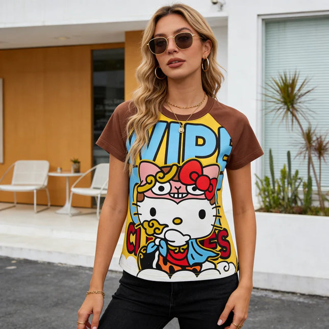 Cute Cartoon Y2K T-Shirt