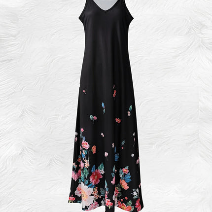 Women's Floral Beach Maxi Dress