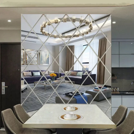 3D Acrylic Mirror Wall Stickers