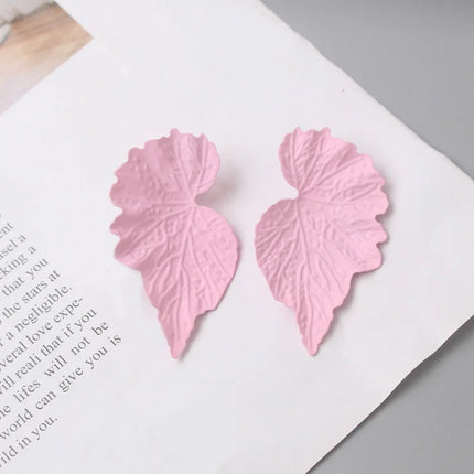 Colorful Metal Dangle Earrings for Women Personality Fashion Drop Earrings Flower Heart Pendants Earrings pendientes mujer